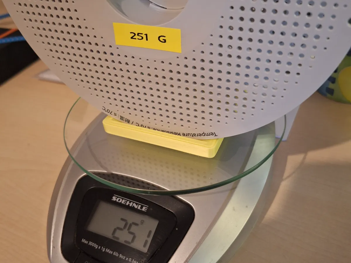 Support de pesée pour bobine de filament