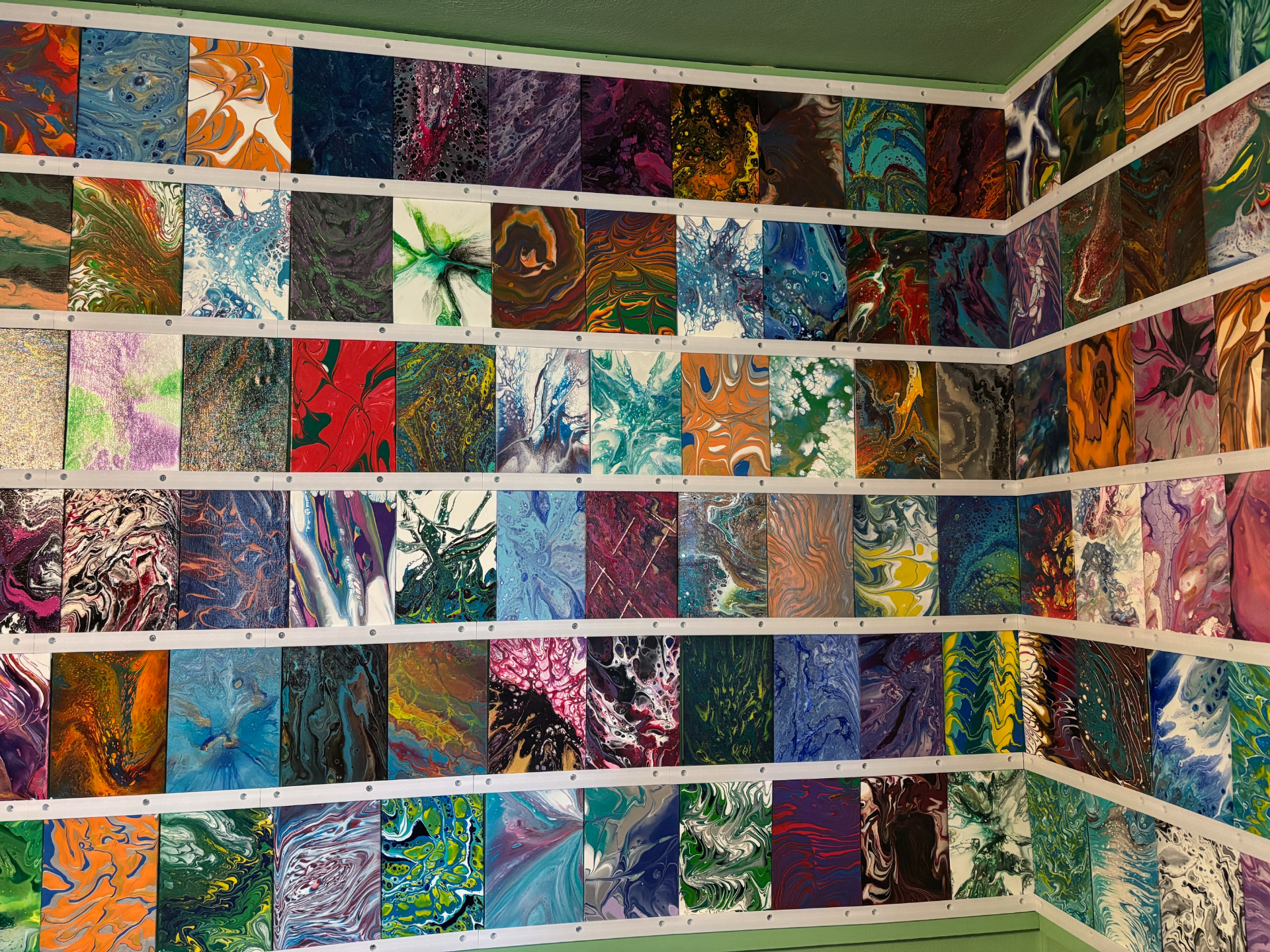 Mounting Rails for 5X7 Paintings and Hueforges