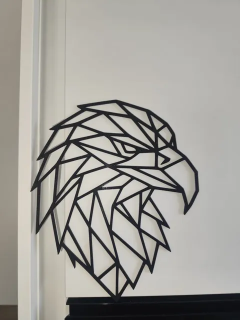 EAGLE GEOMETRY ART | Low Poly Wall Art | view 4