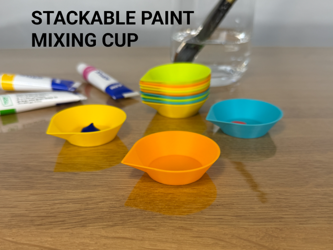 Stackable Paint Mixing Cup