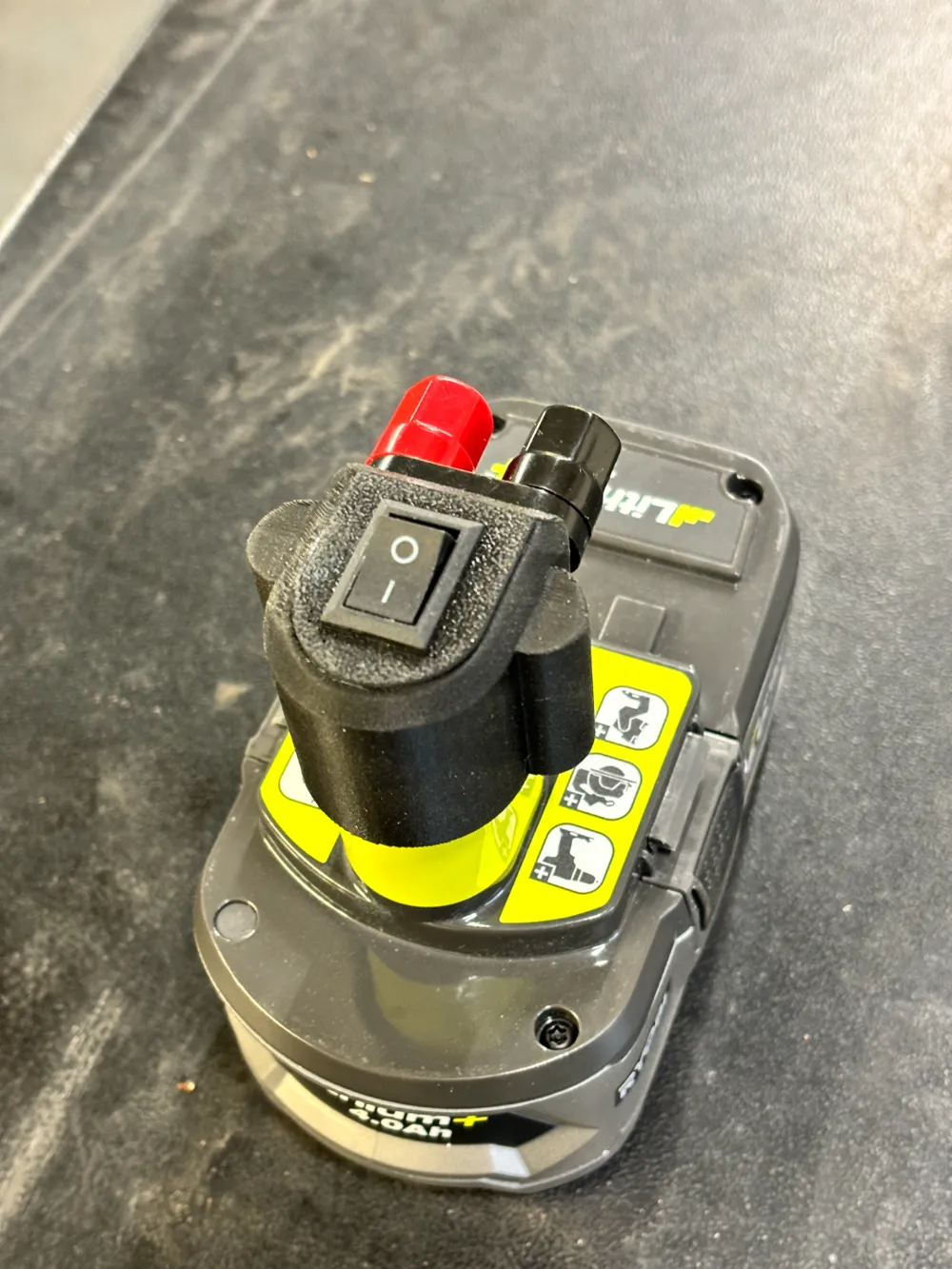 Ryobi Battery Connector Remixed by Exotech MakerWorld