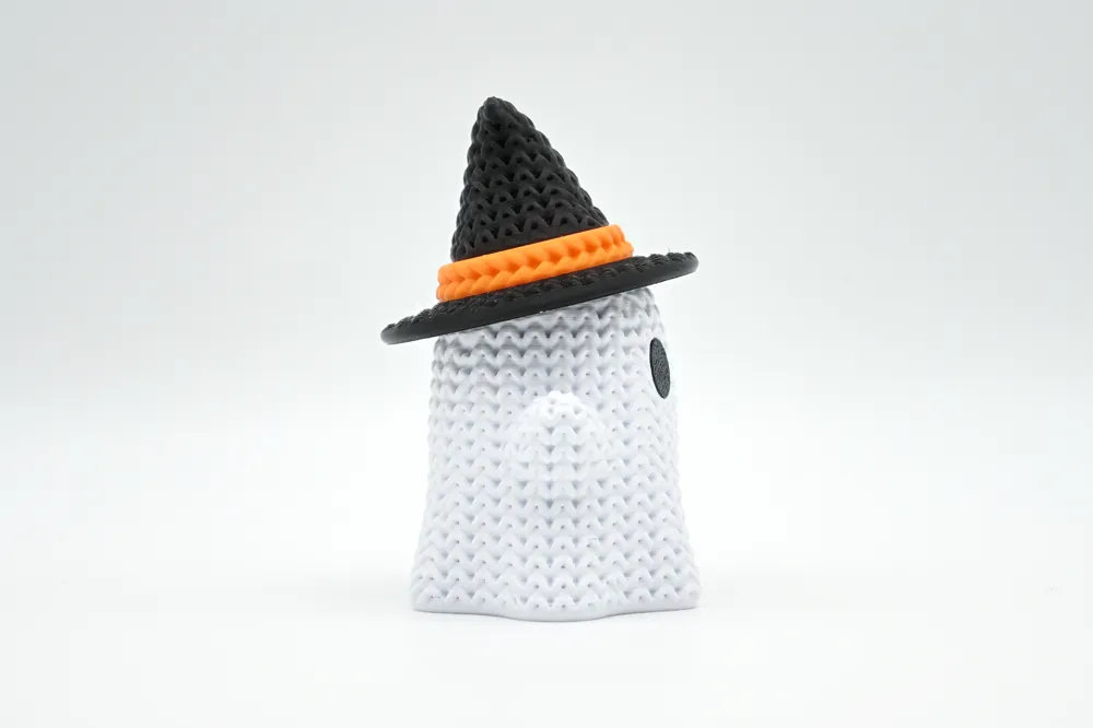 Knitted Witch Ghost - Halloween - Free 3D Print Model - MakerWorld