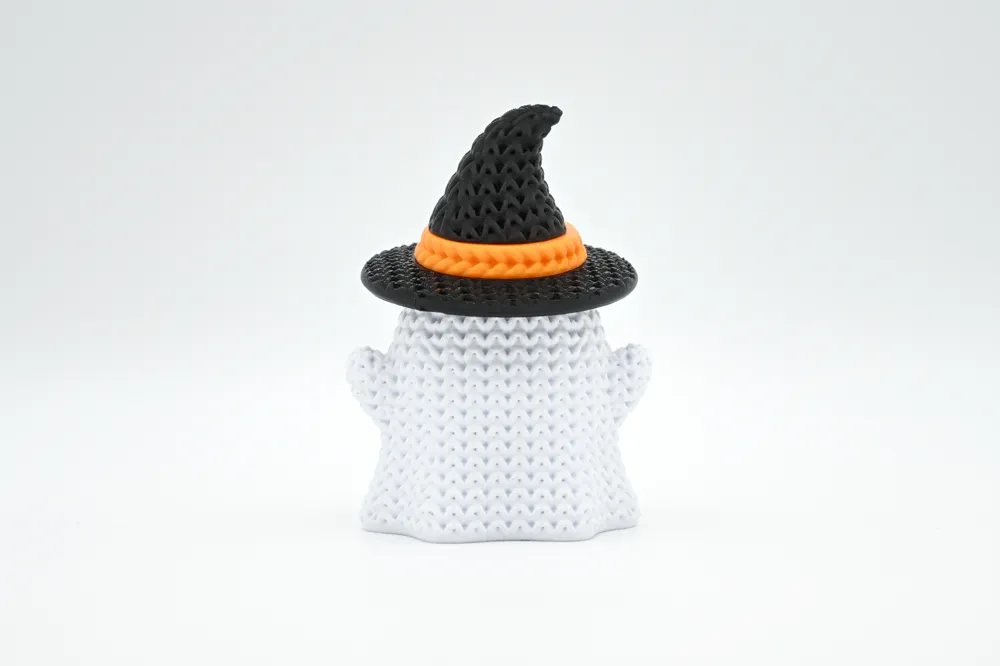 Knitted Witch Ghost - Halloween - Free 3D Print Model - MakerWorld