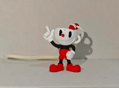 Cuphead part2 3D Printed Pendant Ornament