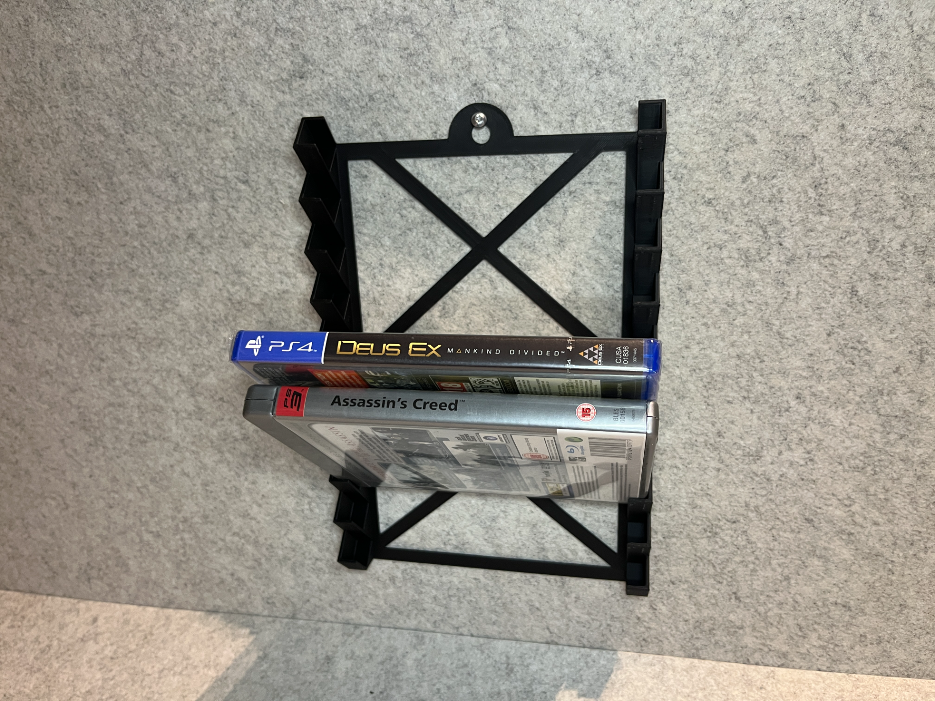 Wall games stand holder for PlayStation PS5 PS4