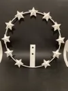 Defined holes and supports with another material
