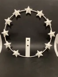 Agujeros definidos y soportes con otro material