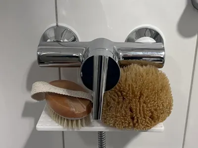 Shower Sponge Holder (Exposed Faucet)