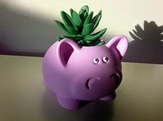 Cute Chibi Pig Planter pot modern