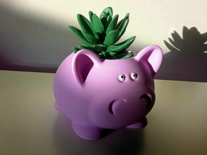 Cute Chibi Pig Planter pot modern