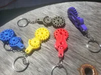 Porte-clés engrenage articulé — photo 2