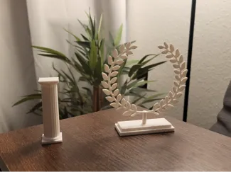 Laurel Wreath with Stand –Timeless Greek Elegance
