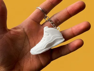 NIKE JORDAN 10 KEYCHAIN (left foot)
