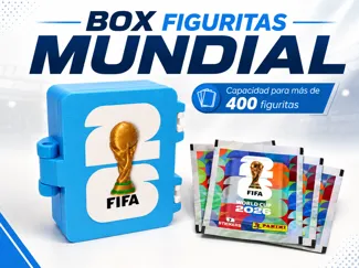 Caja para Figuritas Álbum Copa del Mundo 2026