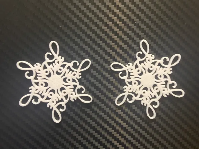 funny snowflake earrings