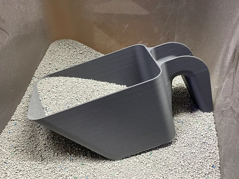 Simple Scooper for Fresh Cat Litter or Pet Food