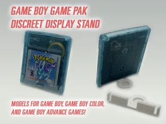 Game Boy Game Pak Discreet Display Stand