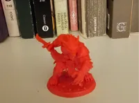 Figurine guerrier loup — photo 1