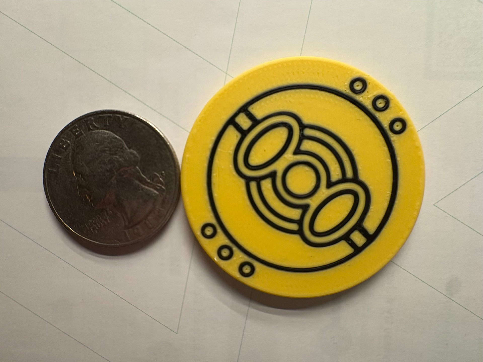 Gimmighoul Coin AMS Makerchip / Poker Chip