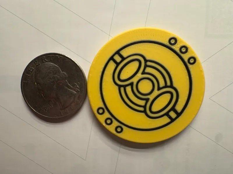 Gimmighoul Coin AMS Makerchip / Poker Chip