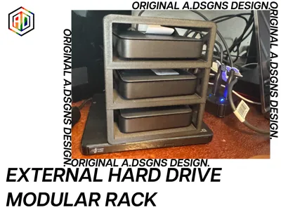 Desktop Modular External Hard Drive rack