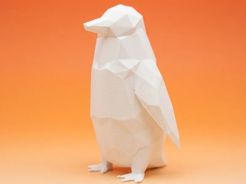 Low Poly Penguin | Easy Print | Minimal Decor