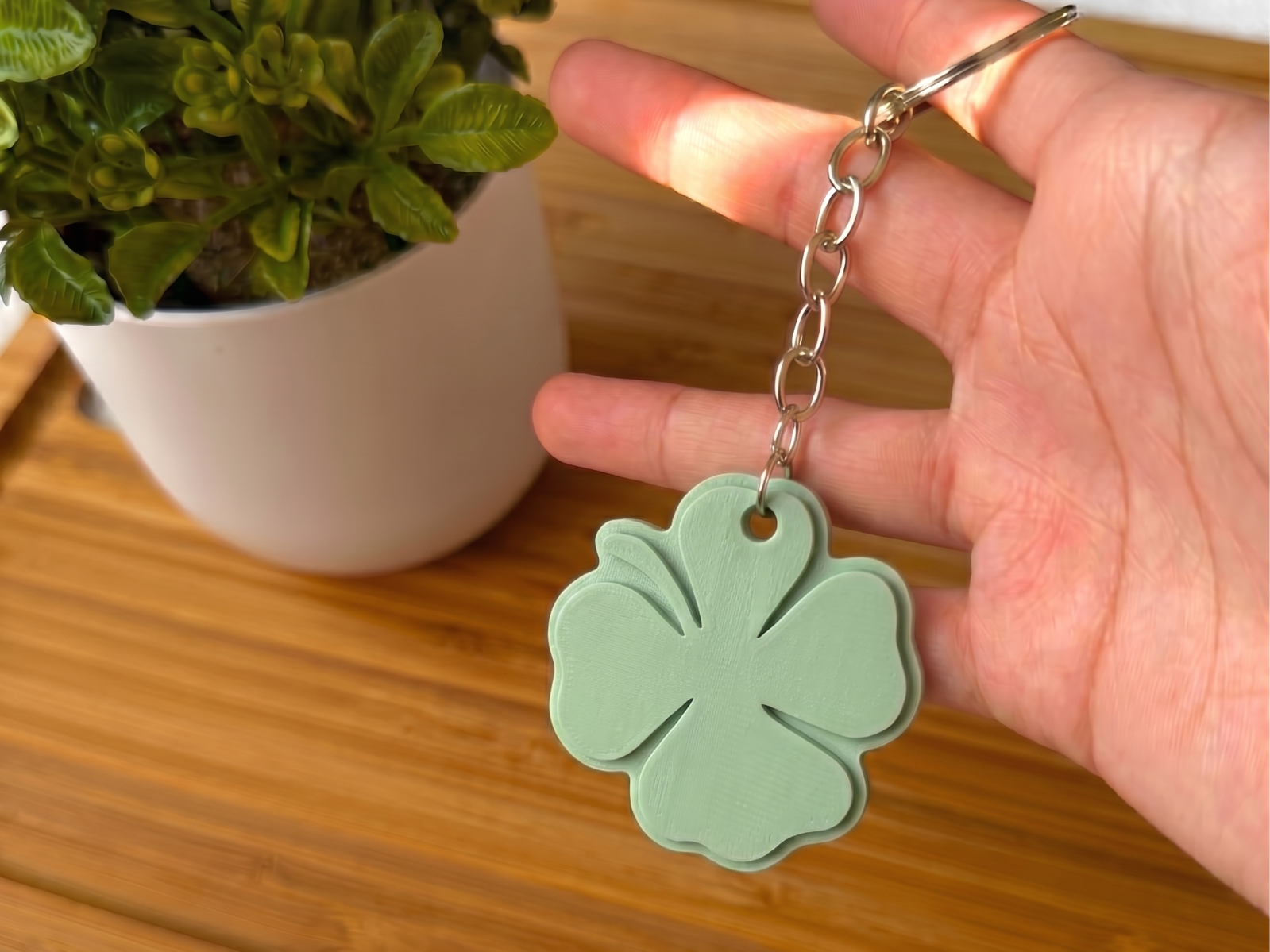 4 Leaf Clover Keychain