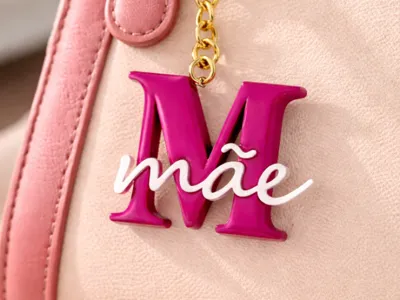 Mom Name Keychain