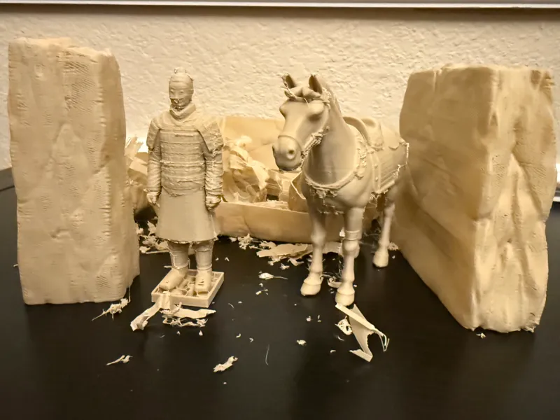 Excavate your own terracotta warrior and horse!