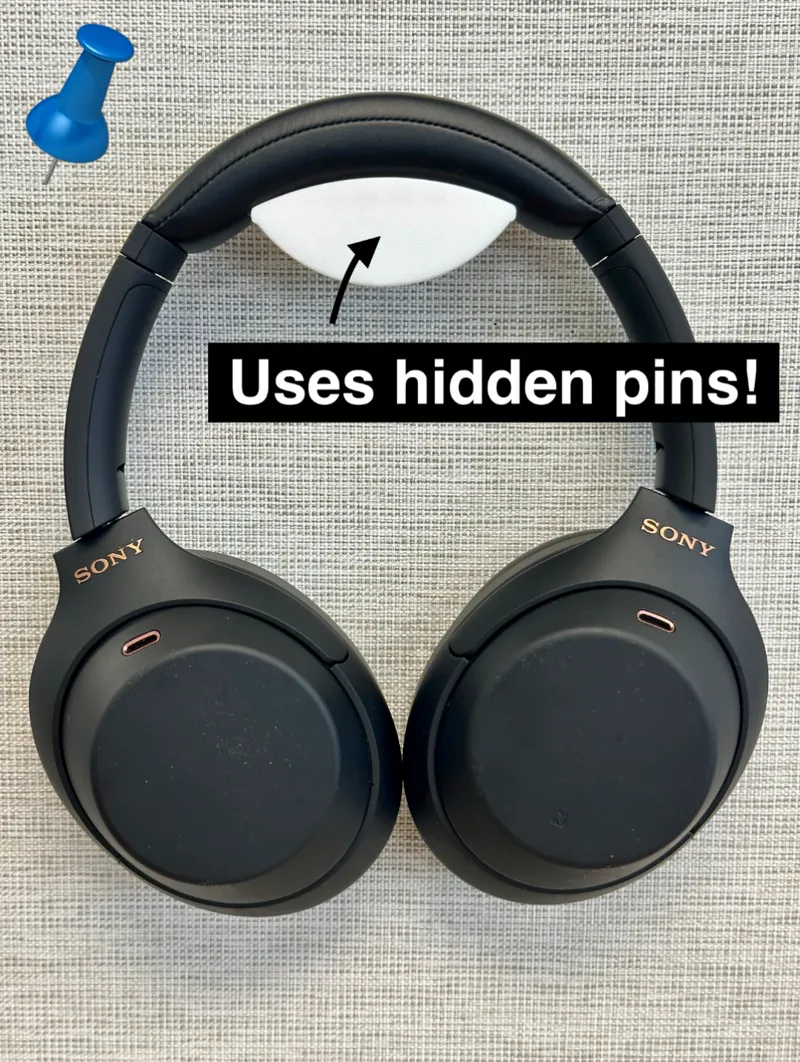 Pinboard Headphone Holder