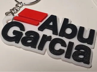 Abu Garcia fishing keychain