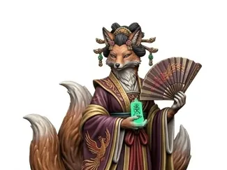 Chinese Fox Spirit - Eastern Fantasy Miniature