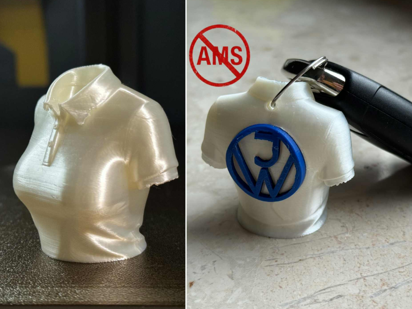 funny car keychain VolksWagen Joke JokesWagen