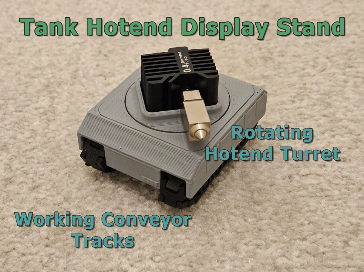 Tank Hotend Display Stand by vvj21 MakerWorld: Download Free 3D Models - 3D model önizlemesi