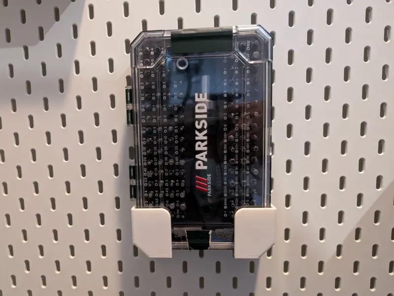Skadis holder: Parkside Screwdriver & Bit Set