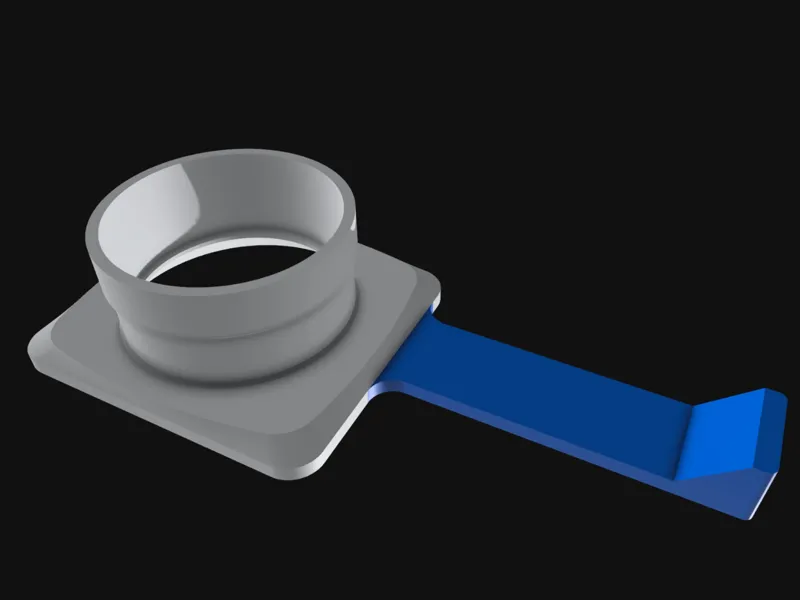 Exhaust Adapter for X1C, 4-inch