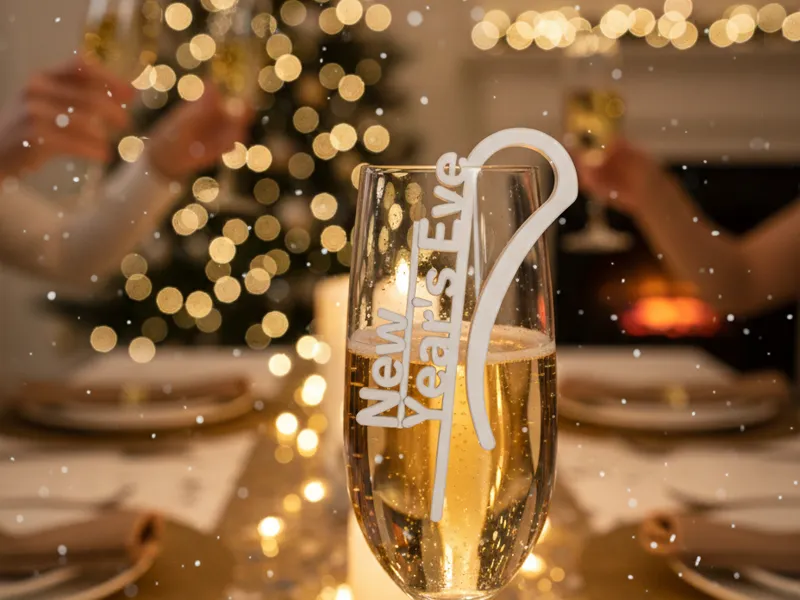 New Year's Eve - Glass Marker
