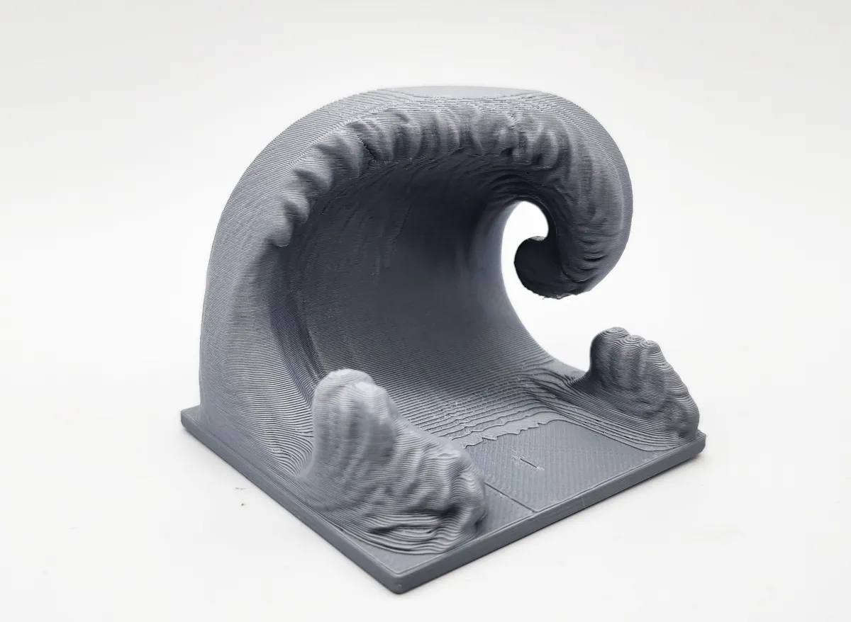 Figurine vague déferlante
