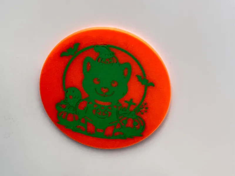 customisable Halloween themed shiba inu magnet