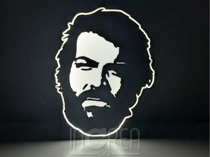 Bud Spencer Lightbox LED Lamp