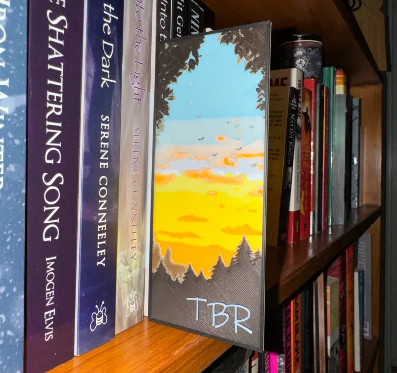 Exquisite Shelf Signage - Sunset TBR