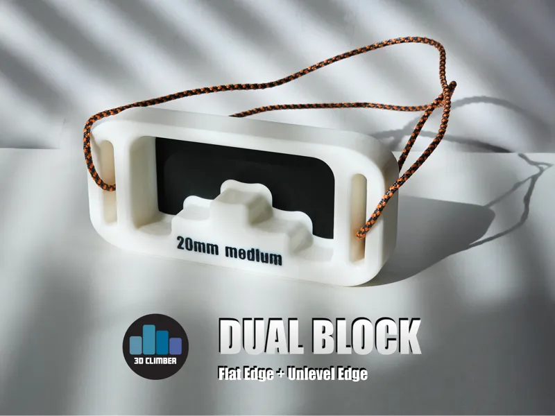 Dual Block - Unlevel Edge Portable Handboard