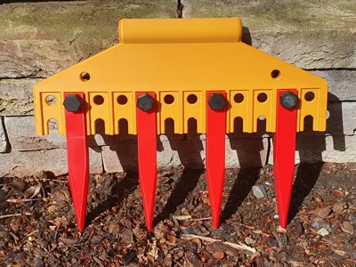 Seed spacing tool - adjustable  (plant dibbler)