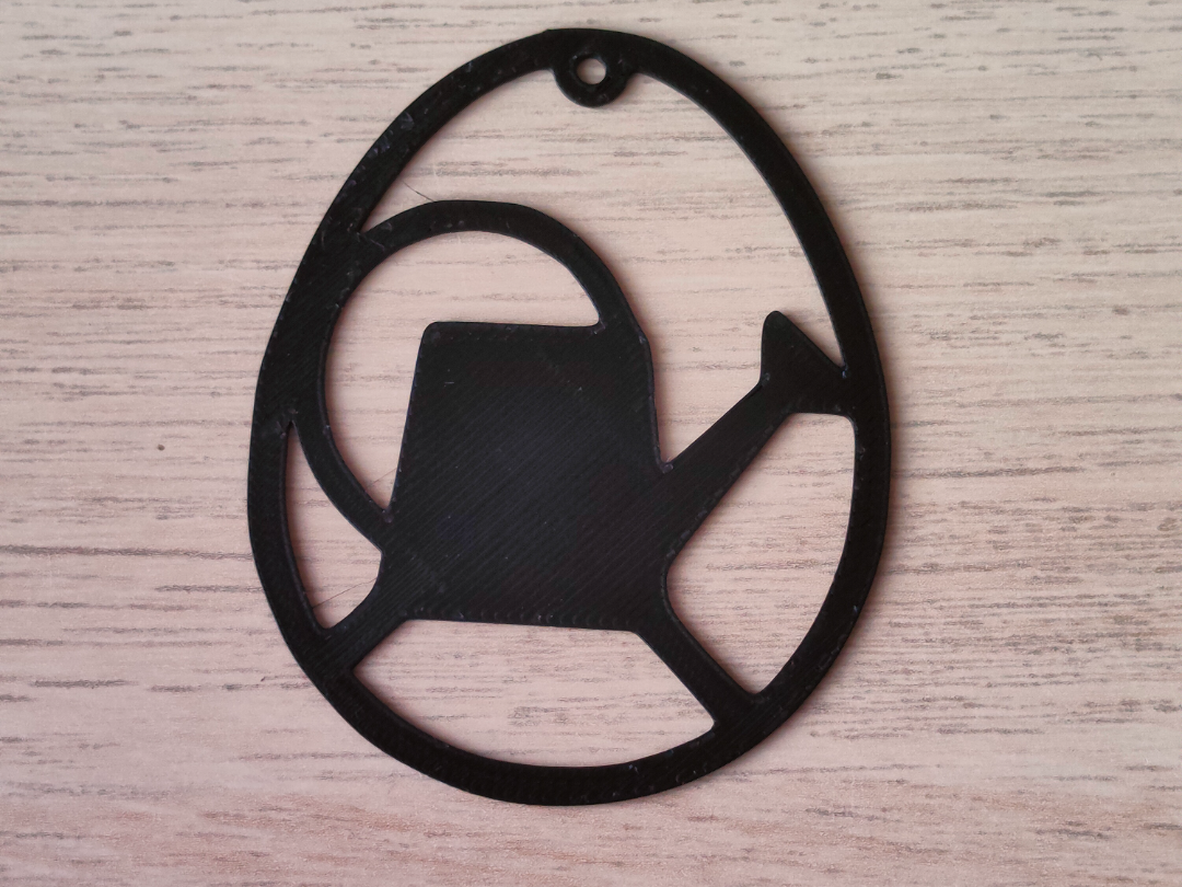 Easter Decoration - Garden Watering Can Pendant