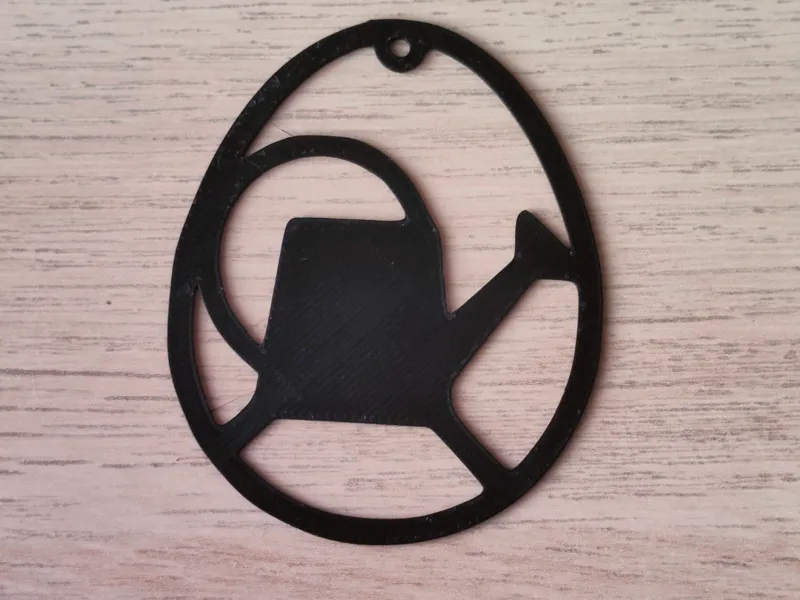 Easter Decoration - Garden Watering Can Pendant