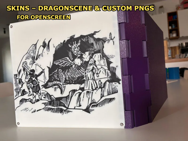 Skins - Dragonscene & Custom .png for Open Screen 