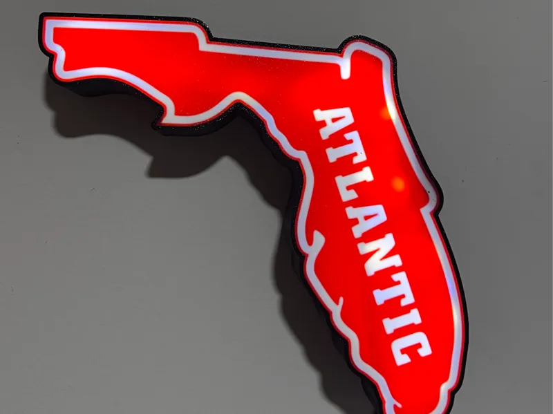 FAU Helmet Logo Lightbox
