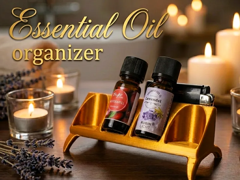 Essential Oil + lighter holder / Duftöl halter 