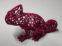 Caméléon style voronoi — photo 2
