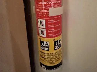 Halter Feuerlöschspray